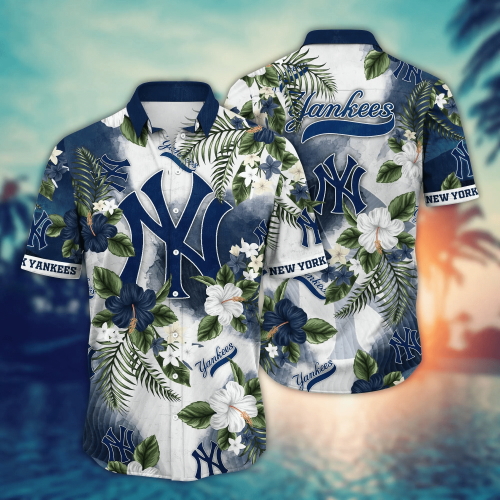 New York Yankees Hawaiian Shirt: Baseball Fan Gift Men & Women Aloha Shirt