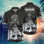 Chicago White Sox MLB Hawaiian Shirt Vacation Time, Baseball Fan Gift Idea, Chicago White Sox Lover Gift, Summer Aloha Shirt