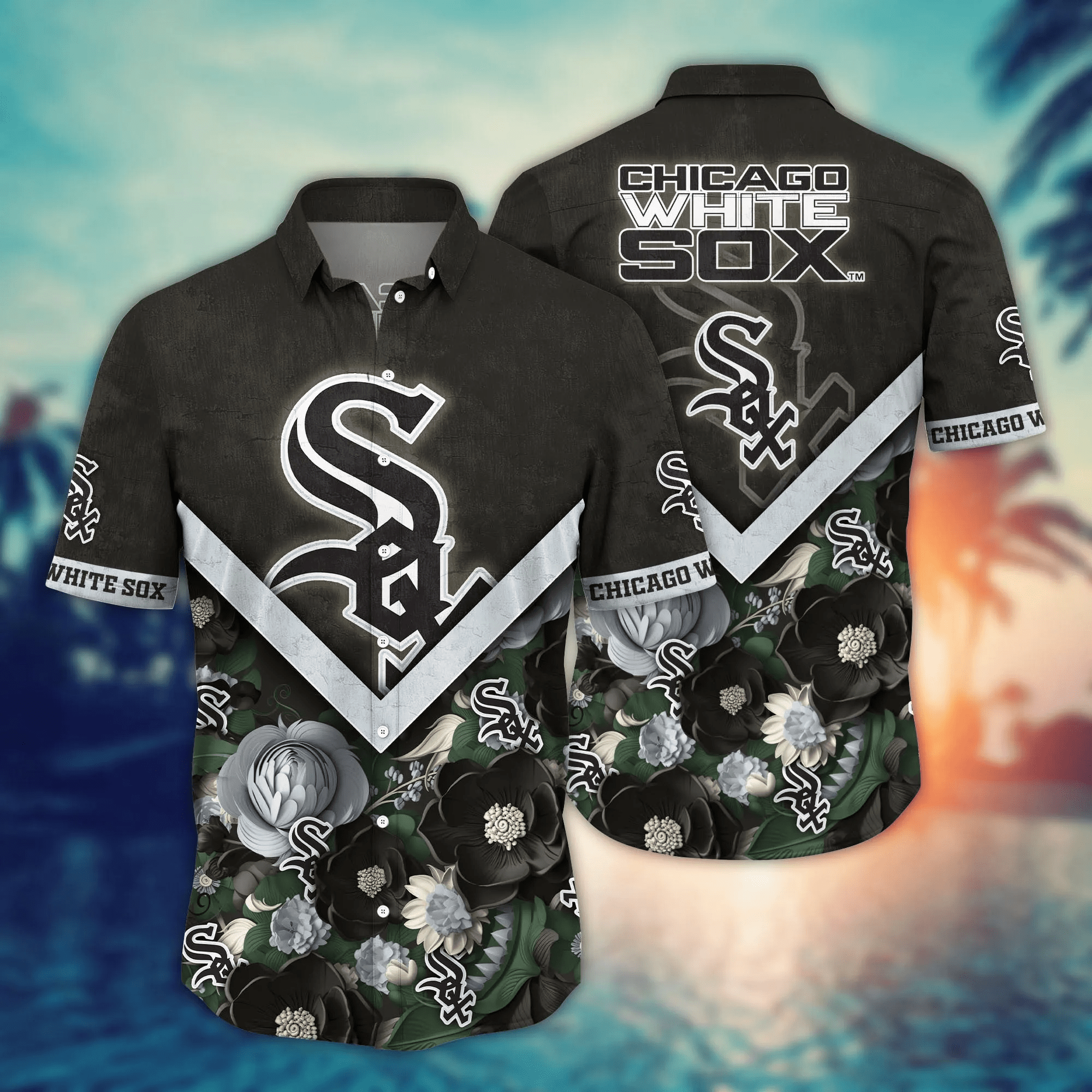 Chicago White Sox MLB Hawaiian Shirt, Baseball Fan Gift Idea, Chicago White Sox Lover Gift, Summer Aloha Shirt Chicago White Sox MLB Hawaiian Shirt, Baseball Fan Gift Idea, Chicago White Sox Lover Gift, Summer Aloha Shirt