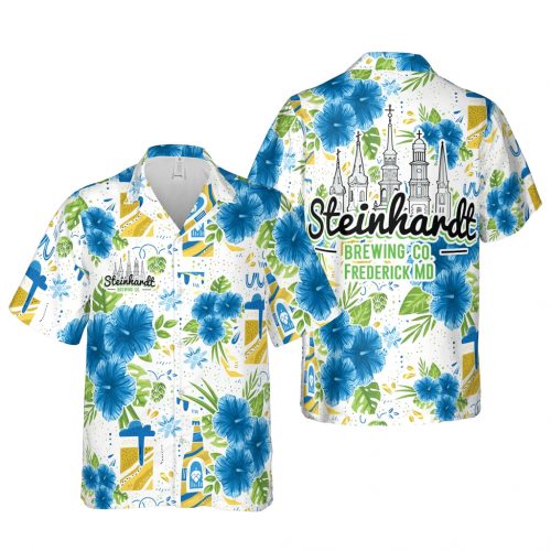 Beer Tropical Flower Hawaiian Shirt: Summer Aloha Perfect Gift for Beer Lovers
