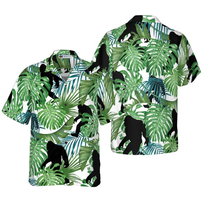 Bigfoot Tropical Seamless Hawaiian Shirt – Perfect Summer Holiday Gift