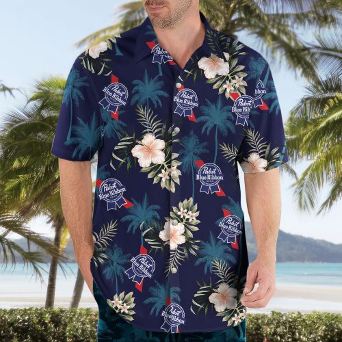 Pabst Blue Ribbon Hawaiian Shirt: Aloha Summer Gift for Men & Women Beer Aloha Shirt