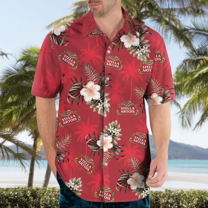 Stella Artois Beer Hawaiian Shirt: Aloha Summer Gift for Men & Women Beer Lover Gift