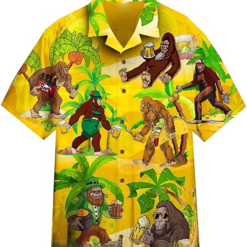 Bigfoot Sasquatch Lovers Hawaiian Shirt – Perfect for Summer Fun!