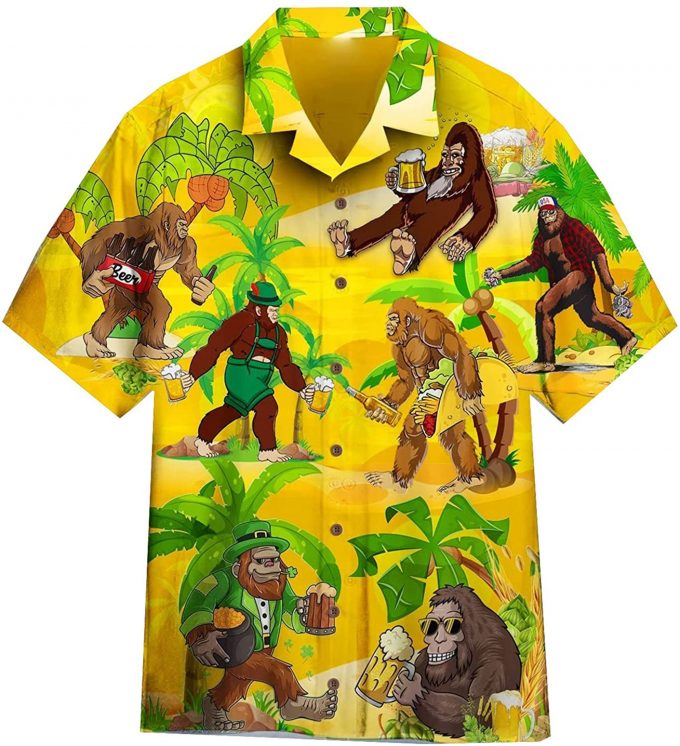 Bigfoot Sasquatch Lovers Hawaiian Shirt – Perfect for Summer Fun!