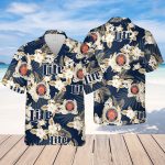 Miller Lite Hawaiian Shirt: Flower Pattern & Beer-Inspired Design