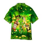 St Patrick s Beers Flags & Hat Green Hawaiian Shirt – Aloha Shirt for Men & Women