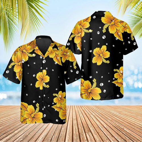 Sensitive Plant With Skull Hawaiian Shirt Skull & Viking 3D  Clothing