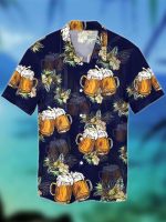 Get the Ultimate Tropical Vibe with our Beer Hawaiian Shirt
