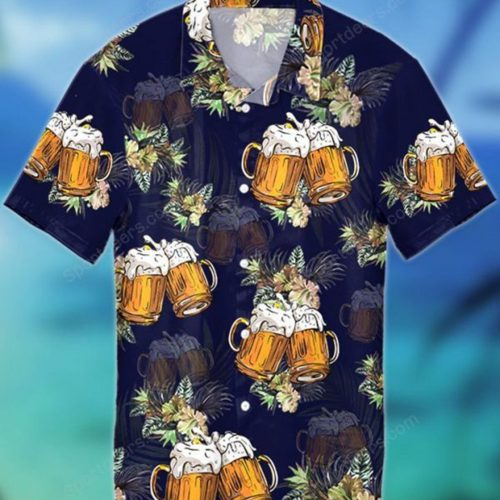 Get the Ultimate Tropical Vibe with our Beer Hawaiian Shirt