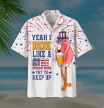 Flamingo Beer Hawaiian Shirt – Embrace the Island Vibes with this White Girl s Drinking Shirt