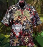 Skull Loves Key Hawaiian Shirt Aloha Summer Gift For Men Women