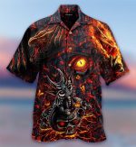 Dragon Skull Lava Hawaiian Shirt Aloha Summer Gift For Men Women