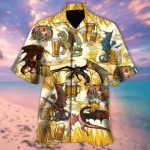 Dragon Drinking Beer Hawaiian Shirt – Beach Men Women Gift Dragon Drinking Beer Hawaiian Shirt – Beach Men Women Gift