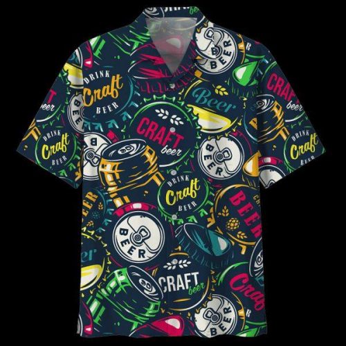 Summer Aloha Hawaiian Shirt: Craft Beer Lover Gift for Men & Women