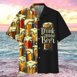 Beer Lover Hawaiian Shirt: Aloha Summer Gift for Men & Women – Drink More Beer Aloha Style