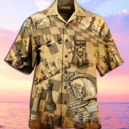 Chess Skull Hawaiian Shirt Aloha Summer Gift For Men Women Skull Hawaiian Shirt