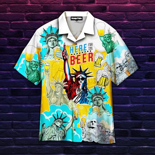 Statue of Liberty Hawaiian Shirt: Aloha Summer Gift for Men & Women Beer Design