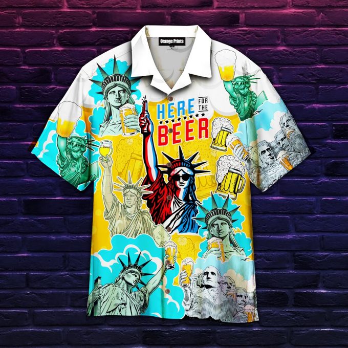 Statue of Liberty Hawaiian Shirt: Aloha Summer Gift for Men & Women Beer Design