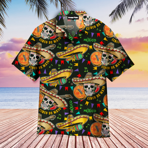Mexican Skull Cinco De Mayo Hawaiian Shirt Aloha Summer Gift For Men Women