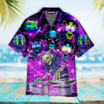 Skull DJ Music Party Hawaiian Shirt Aloha Summer Gift For Men Women Skull Aloha Shirt