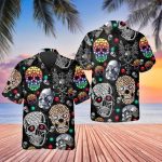 Colorful Diamond Skull Hawaiian Shirt Skull & Viking 3D Clothing Skull Aloha Shirt Colorful Diamond Skull Hawaiian Shirt Skull & Viking 3D Clothing Skull Aloha Shirt