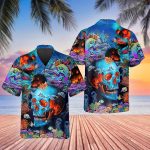 Marine Vibe Skull Art Hawaiian Shirt Skull & Viking 3D Clothing Skull Aloha Shirt Marine Vibe Skull Art Hawaiian Shirt Skull & Viking 3D Clothing Skull Aloha Shirt