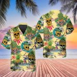 Funny Pineapple Skull Hawaiian Shirt Skull & Viking 3D  Clothing Skull Aloha Shirt