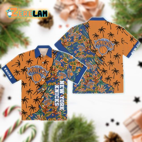 New York Knicks Tropical Hawaiian Shirt