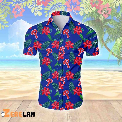 Philadelphia Phillies Cute Flower Hawaiian shirt