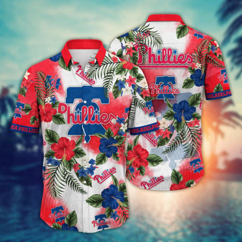 Philadelphia Phillies MLB Hawaiian Shirt Ice Cream Seasontime Aloha Shirt For Men Women, Baseball Fan Gift Idea, Philadelphia Phillies Lover Gift, Summer Aloha Shirt