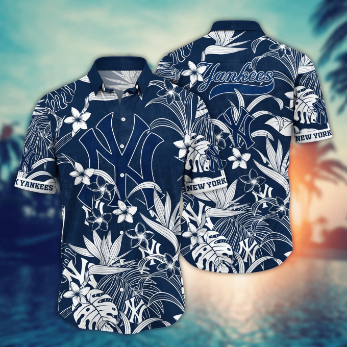 New York Yankees MLB Hawaiian Shirt For Men Women, Summer Holiday Gift Idea, Baseball Lover Gift, New York Yankees Fan Gift