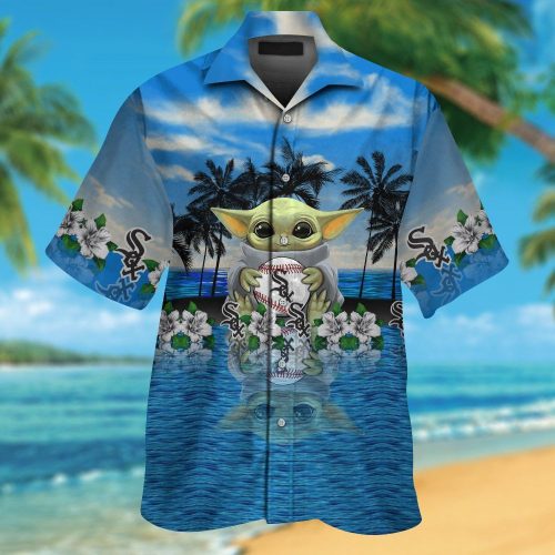 Chicago White Sox Lover Gift, Summer Aloha Shirt  & Baby Yoda Hawaiian Shirt #2
