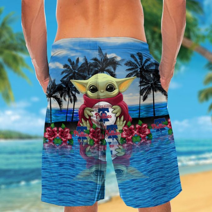 Philadelphia Phillies & Baby Yoda Hawaiian Shirt #2