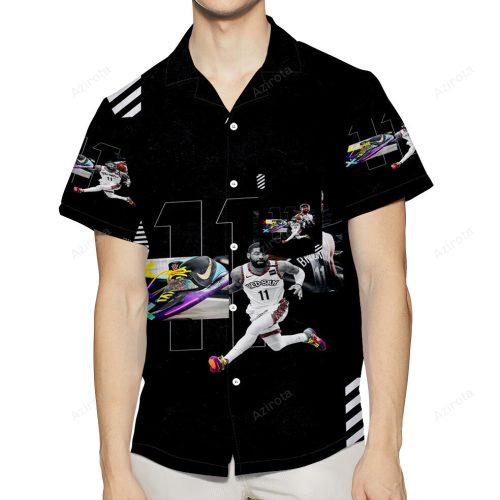 Brooklyn Nets Kyrie Irving16 3D All Over Print Summer Beach Hawaiian Shirt With Pocket