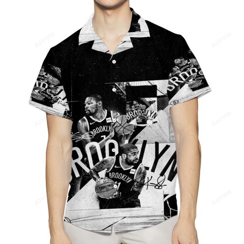 Brooklyn Nets All Players2 3D All Over Print Summer Beach Hawaiian Shirt With Pocket