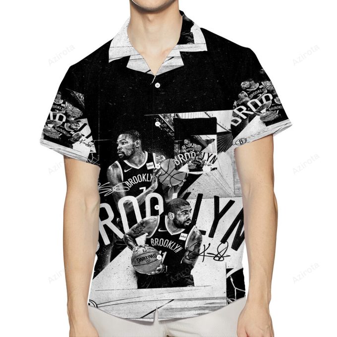 Brooklyn Nets All Players2 3D All Over Print Summer Beach Hawaiian Shirt With Pocket