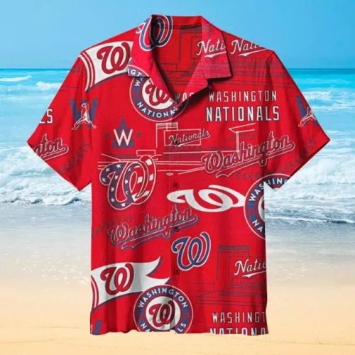 Washington Nationals Mlb Premium Hawaiian Shirt Gift For Sports Lovers