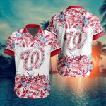 MLB Washington Nationals Special Hawaiin Design Button Shirt Baseball Lover Gift, Fan Gift
