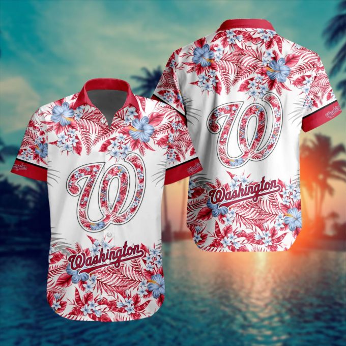 MLB Washington Nationals Special Hawaiin Design Button Shirt Baseball Lover Gift, Fan Gift