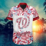 MLB Washington Nationals Special Hawaiin Design Button Shirt Baseball Lover Gift, Fan Gift