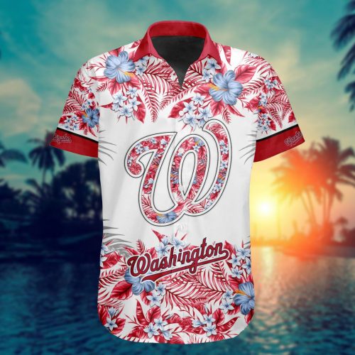 MLB Washington Nationals Special Hawaiin Design Button Shirt Baseball Lover Gift, Fan Gift