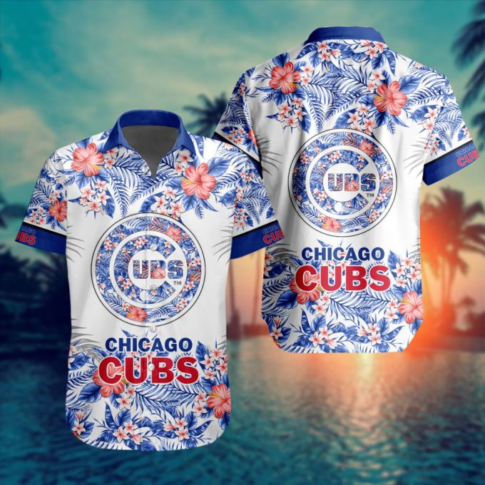 MLB Chicago Cubs Special Hawaiin Design Button Shirt Baseball Lover Gift, Fan Gift