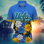UCLA Bruins Flower 3D Button Hawaii Shirt Gift for Men Dad Father And T Shirt For Fans, Summer Football Shirts UCLA Bruins Flower 3D Button Hawaii Shirt Gift for Men Dad Father And T Shirt For Fans, Summer Football Shirts