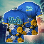 UCLA Bruins Flower 3D Button Hawaii Shirt Gift for Men Dad Father And T Shirt For Fans, Summer Football Shirts UCLA Bruins Flower 3D Button Hawaii Shirt Gift for Men Dad Father And T Shirt For Fans, Summer Football Shirts