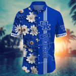 Wildcats Flower 3D Button Hawaii Shirt Gift for Men Dad Father And T Shirt For Fans, Summer Football Shirts NA49574