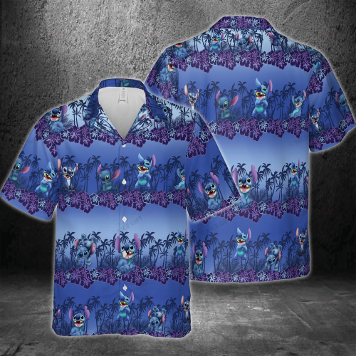 Stitch Hawaiian 3D Shirt 3HS-X9S0