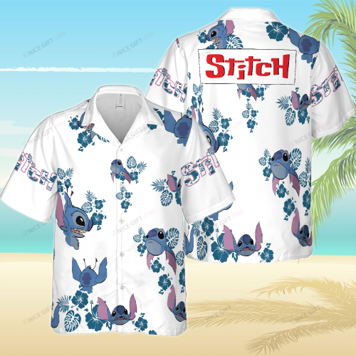 Stitch Hawaiian 3D Shirt 3HS-S0I9