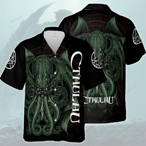 Cthulhu Hawaiian 3D Shirt 3HS-V2G8
