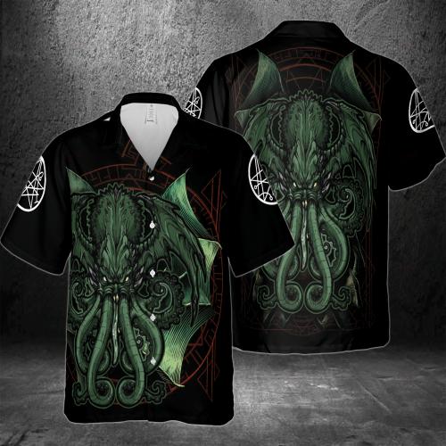Cthulhu Hawaiian 3D Shirt 3HS-L4C5
